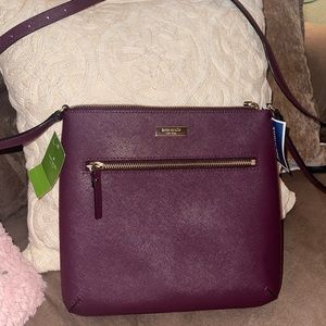 NWT!!! Kate Spade Laurel Way Crossbody in Deep Plum! Perfect for Fall!